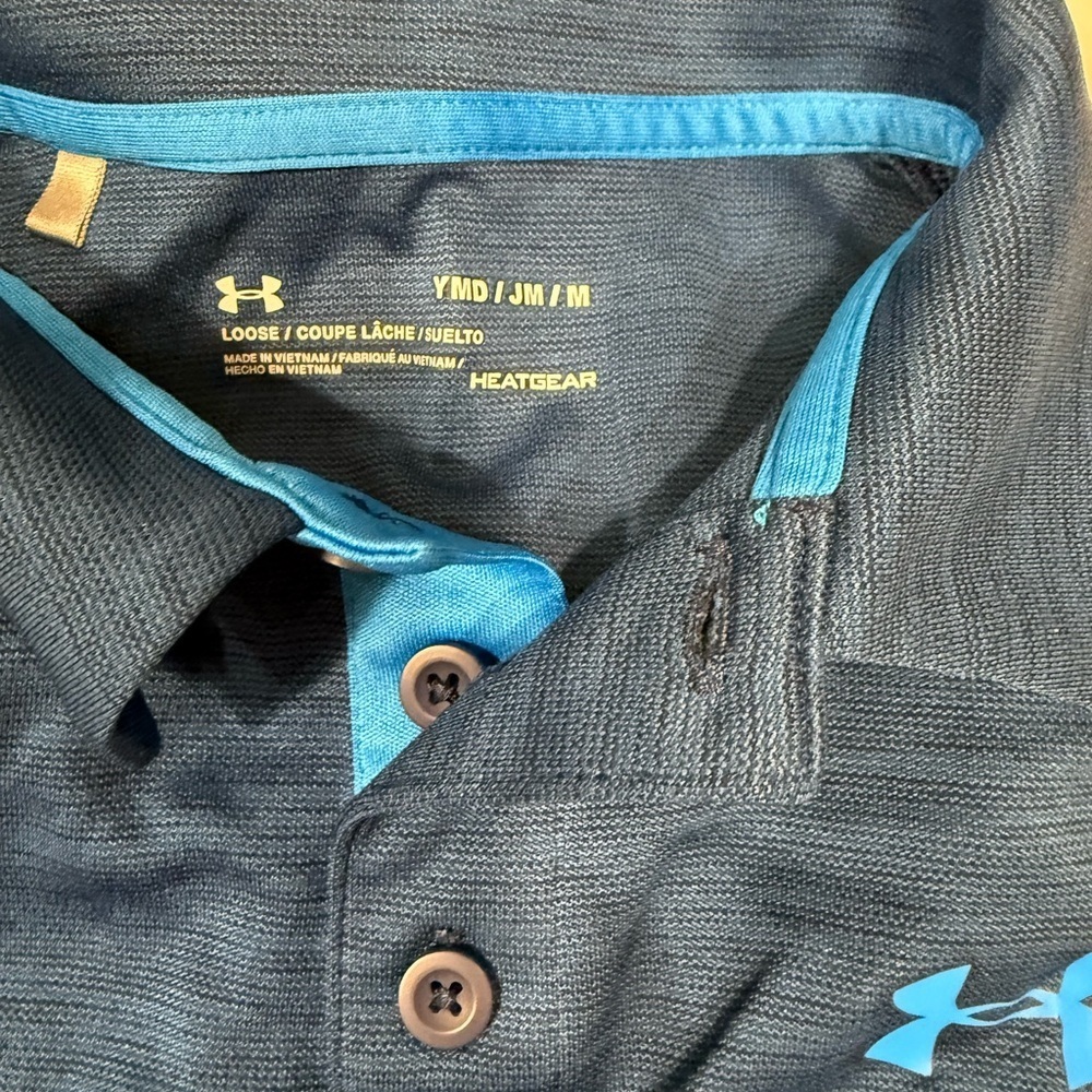 Under Armour Youth Golf Shirt - Picture 3 of 4